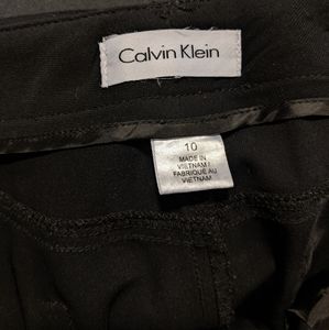 Black polyester shorts